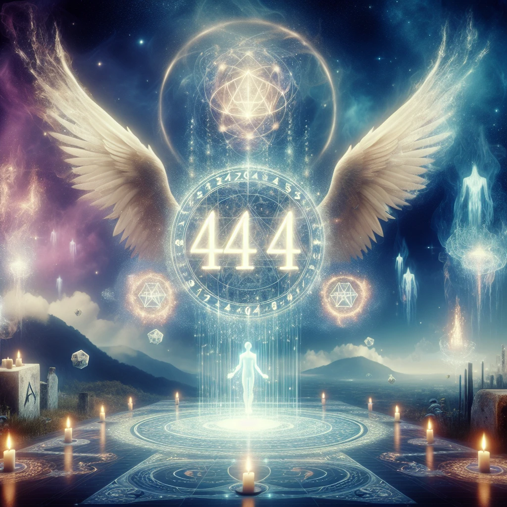 444 angel number in death work manifestation