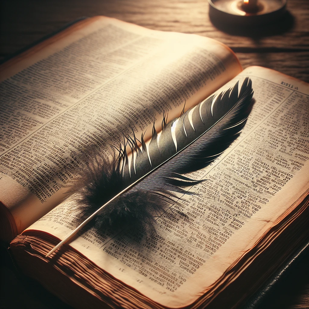 Black feather meaning in the bible