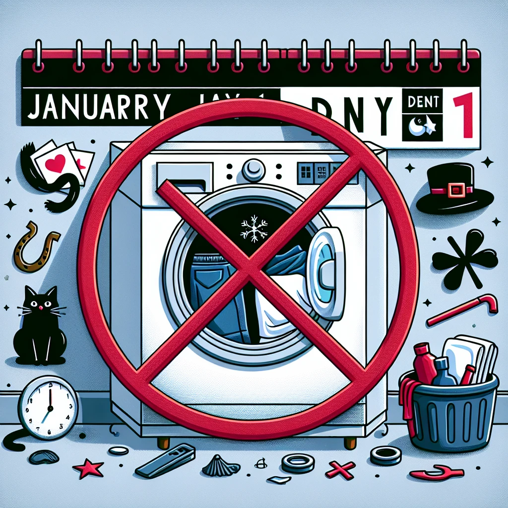 Can you wash clothes on new years day superstitions