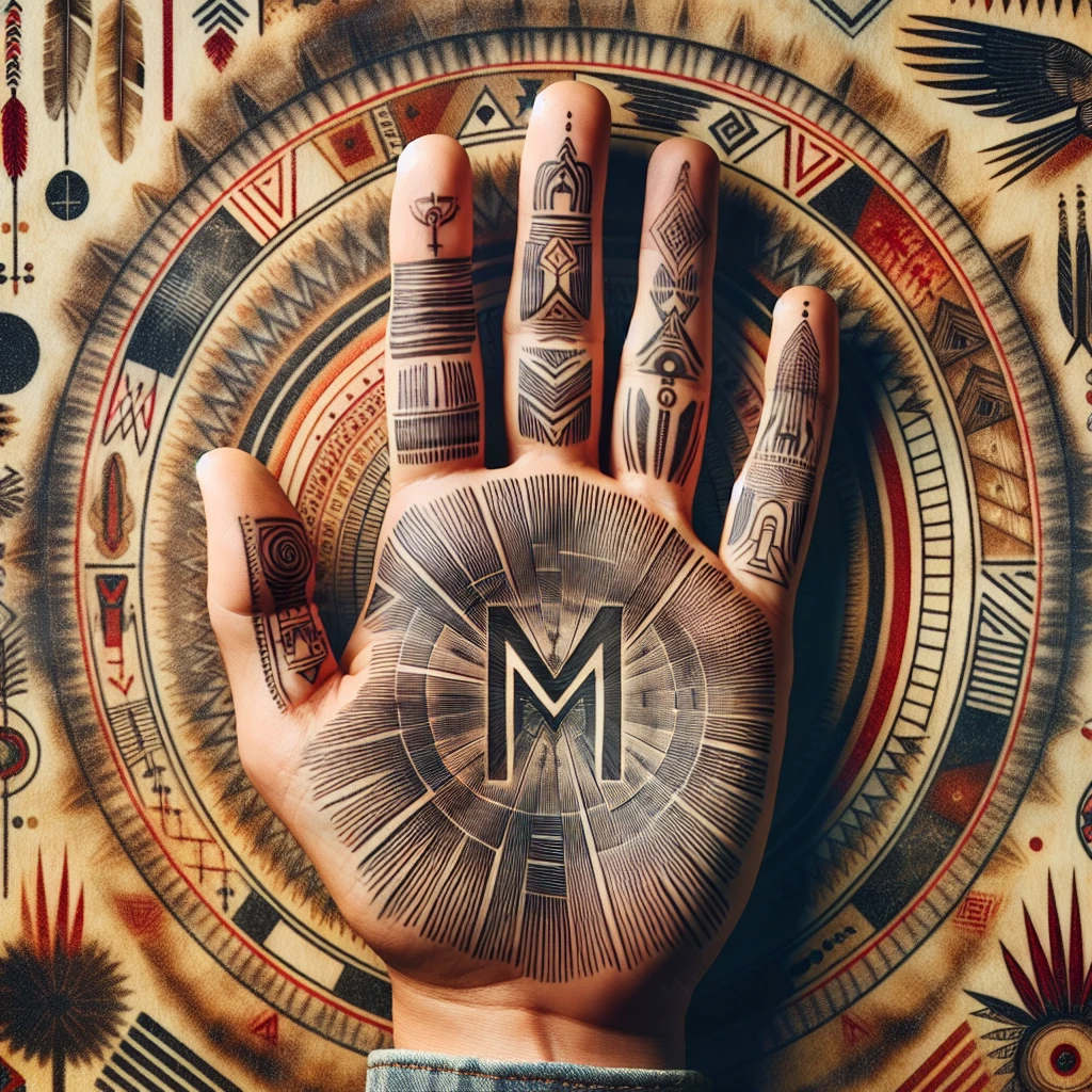 M on palm spiritual meaning for native americans