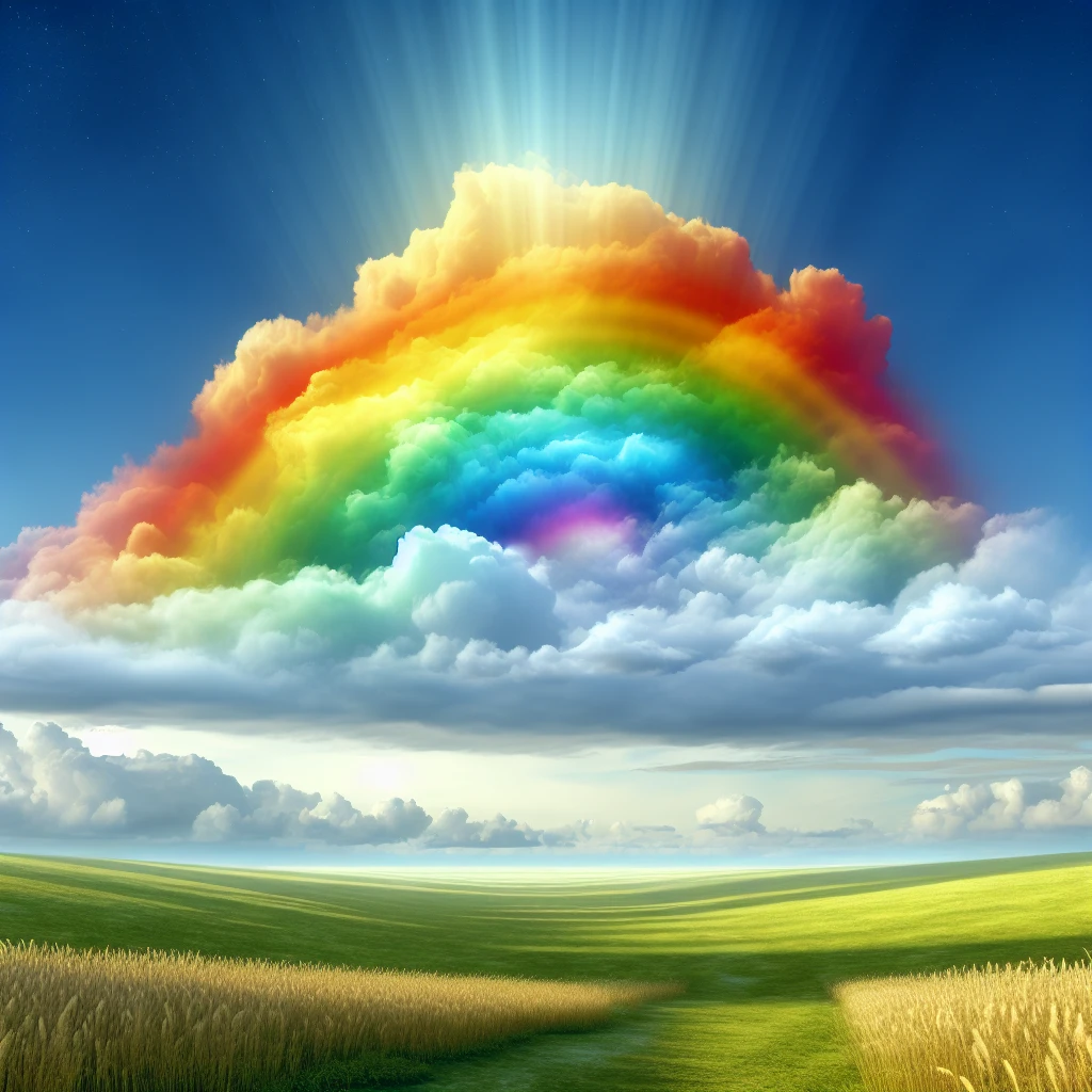 Rainbow cloud spiritual meaning