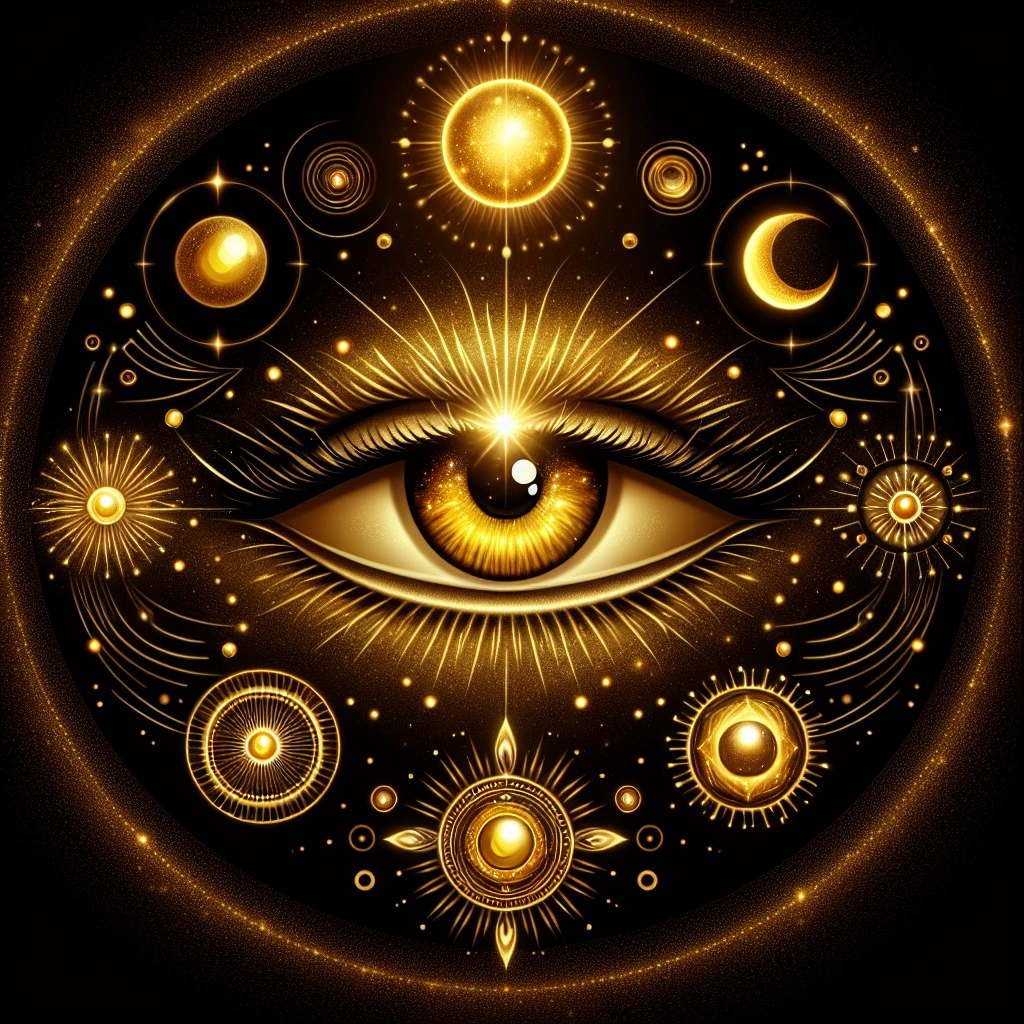 Spiritual meaning of gold yellow eyes