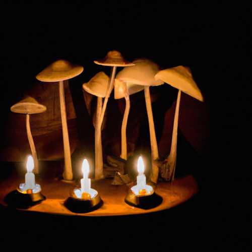 Candle Wick Mushrooms