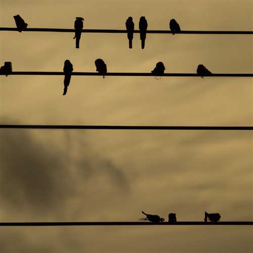 The Symbolic Significance of Birds Perched on Power Lines: Unveiling Their Spiritual Meaning